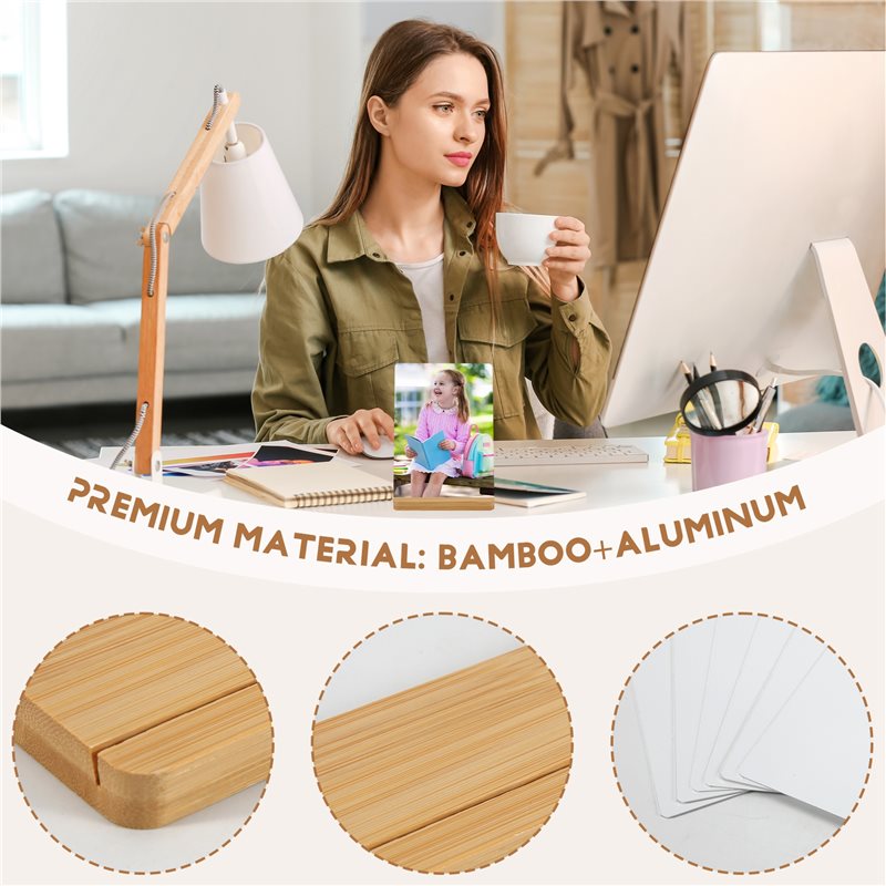 กรอบรูปโลหะสำหรับพิมพ์ภาพแบบซั - Bamboo Photo Frame บทวิจารณ์และราคา