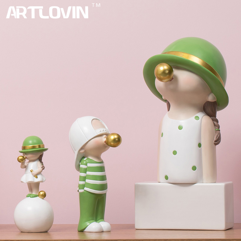 ARTLOVIN Nordicสไตล์Figurinesต - Home Decor Za บทวิจารณ์และราคา