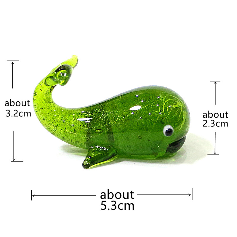 Murano แก้วปลาวาฬมินิรูปปั้นฟอ - Home Decor Y2K บทวิจารณ์และราคา