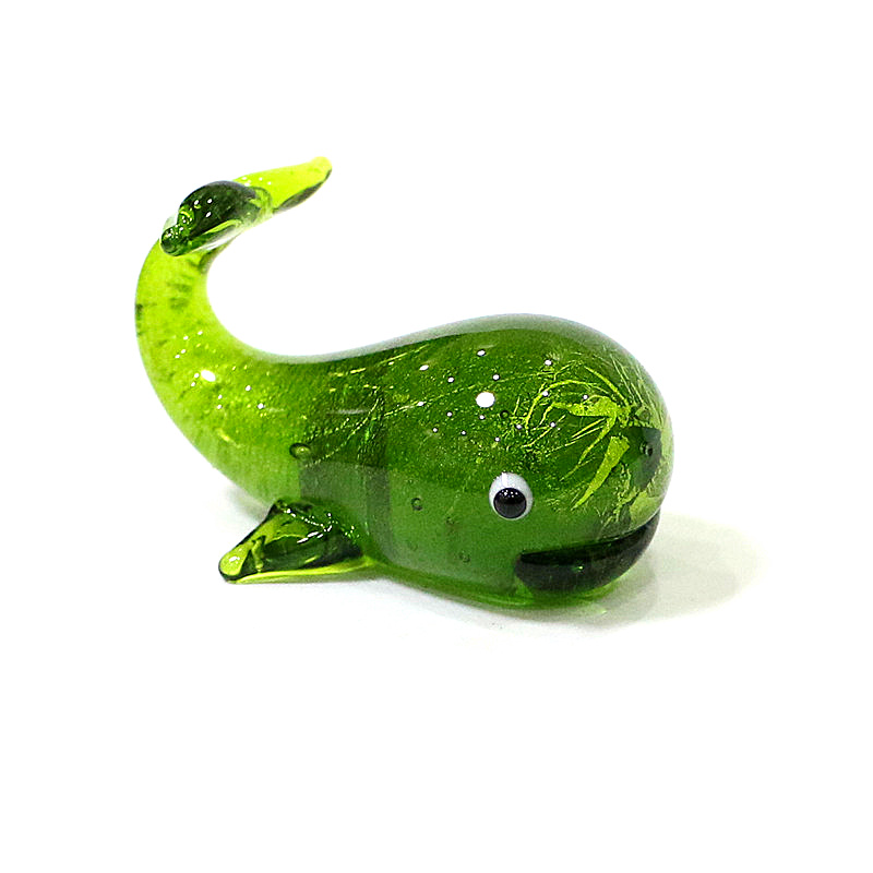 Murano แก้วปลาวาฬมินิรูปปั้นฟอ - Home Decor Y2K บทวิจารณ์และราคา