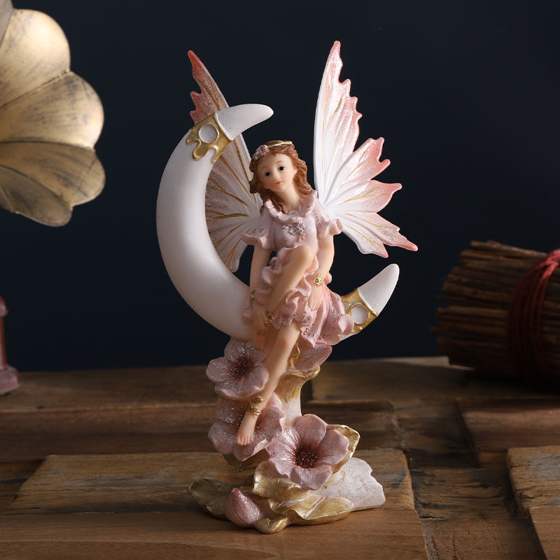 รูปปั้นนางฟ้าในสวนสไตล์นอร์ดิก - Home Decor Za บทวิจารณ์และราคา