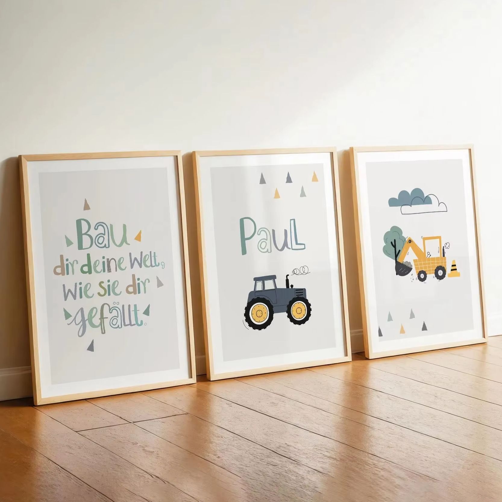 ชุดภาพพิมพ์บนผ้าใบลายการ์ตูนรถ - Home Decor Theme บทวิจารณ์และราคา