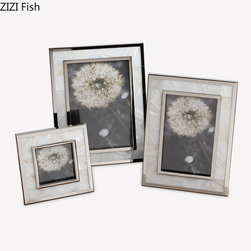 กรอบรูปโลหะผสมตกแต่งลายเปลือกห - Bamboo Photo Frame บทวิจารณ์และราคา