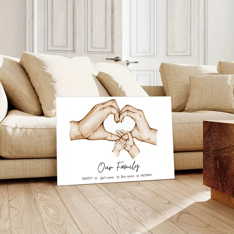 ภาพพิมพ์บนผ้าแคนวาสลายมือครอบค - Home Decor Theme บทวิจารณ์และราคา