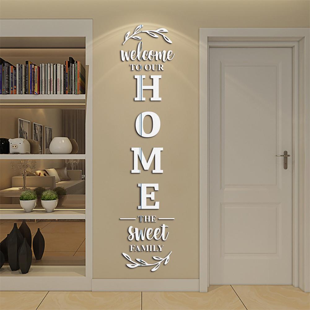 ตัวอักษรภาษาอังกฤษ 3D กระจกสติ - Home Decor Y2K บทวิจารณ์และราคา