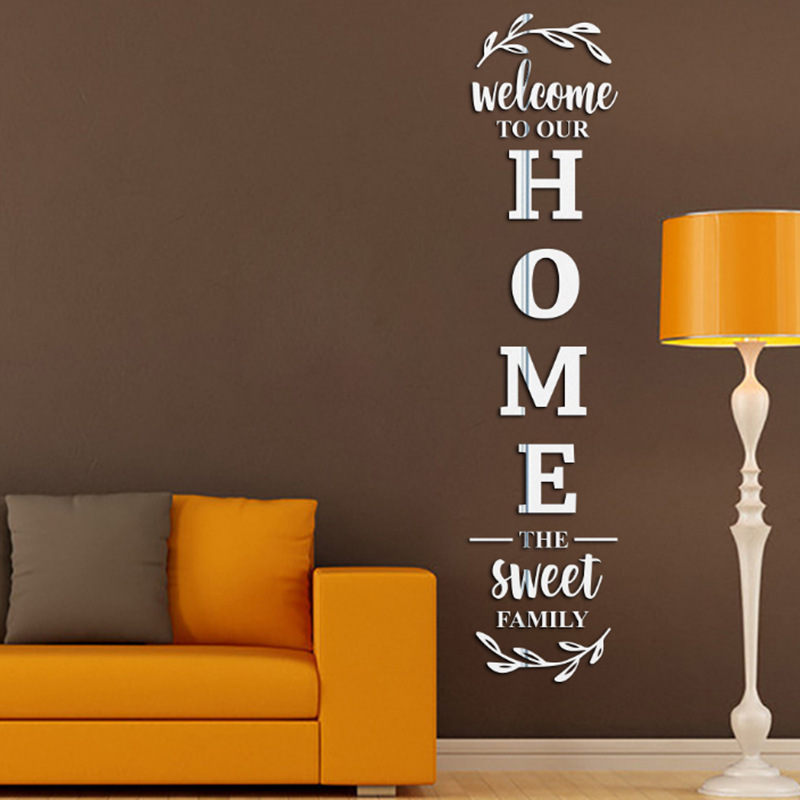 ตัวอักษรภาษาอังกฤษ 3D กระจกสติ - Home Decor Y2K บทวิจารณ์และราคา