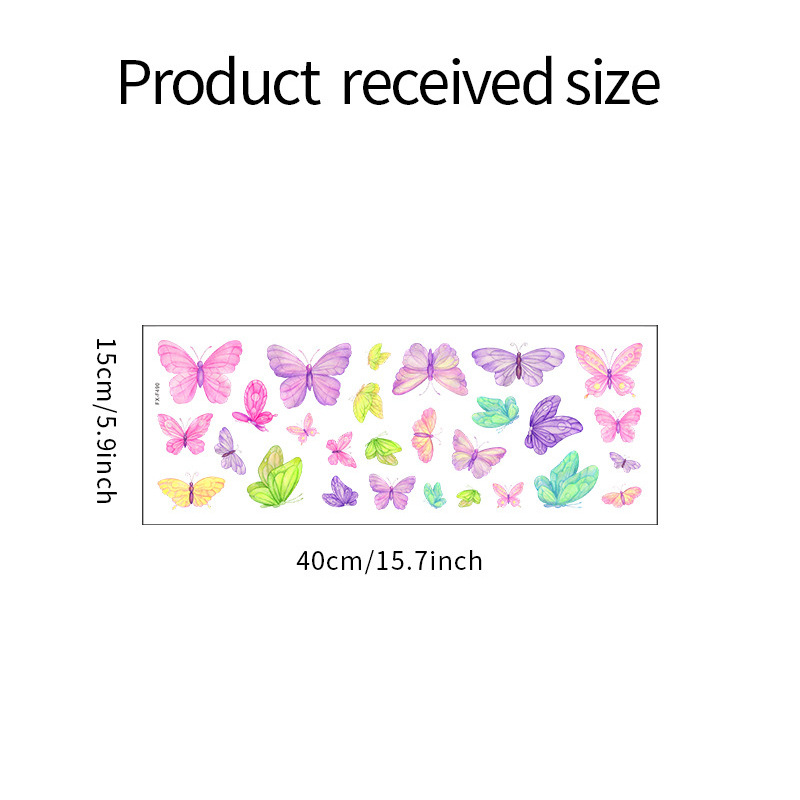สติ๊กเกอร์ติดผนังรูปผีเสื้อสุด - Home Decor Indonesia บทวิจารณ์และราคา