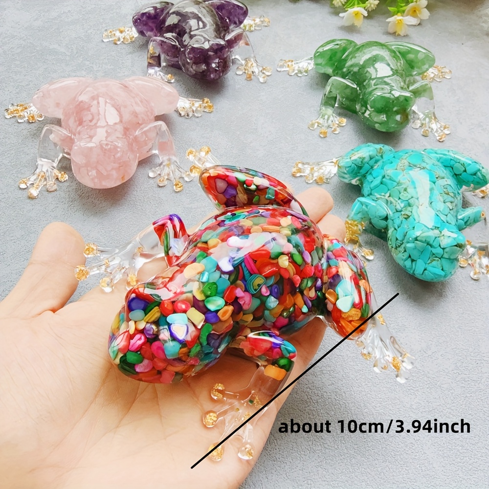 กบคริสตัลทำจากกาวคริสตัล 1 ชิ้ - Home Decor Y2K บทวิจารณ์และราคา
