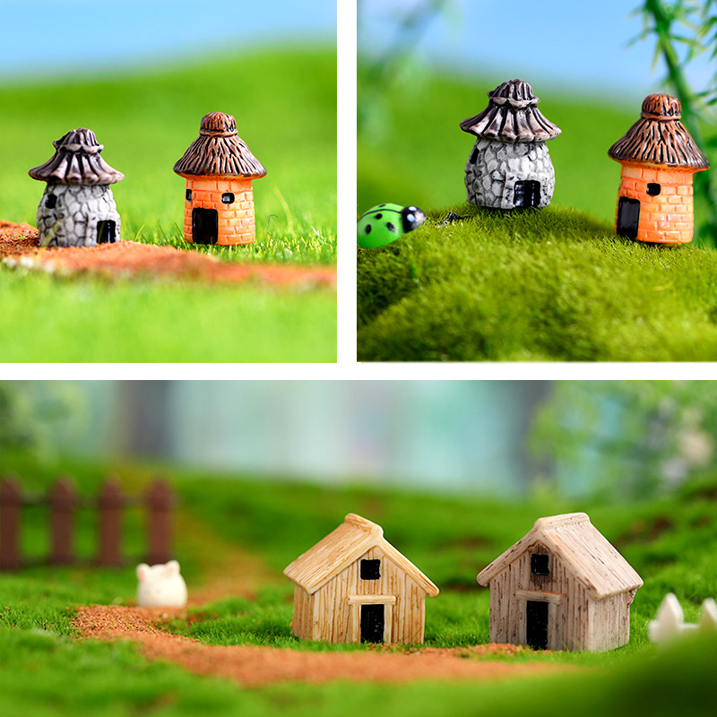 บ้านจิ๋วขนาดเล็ก ของตกแต่งเรซิ - Home Decor Za บทวิจารณ์และราคา