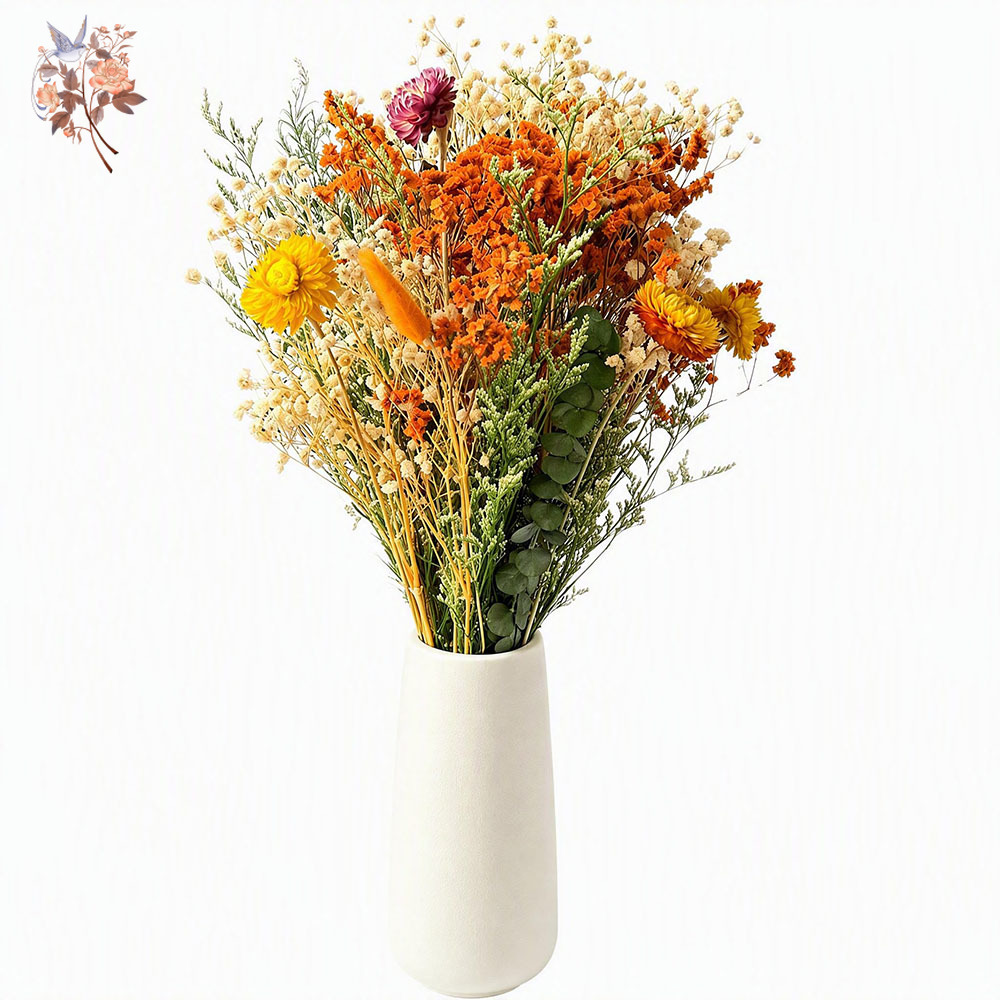 ช่อดอกไม้แห้งฤดูใบไม้ร่วง หญ้า - Pampas Grass Decor บทวิจารณ์และราคา