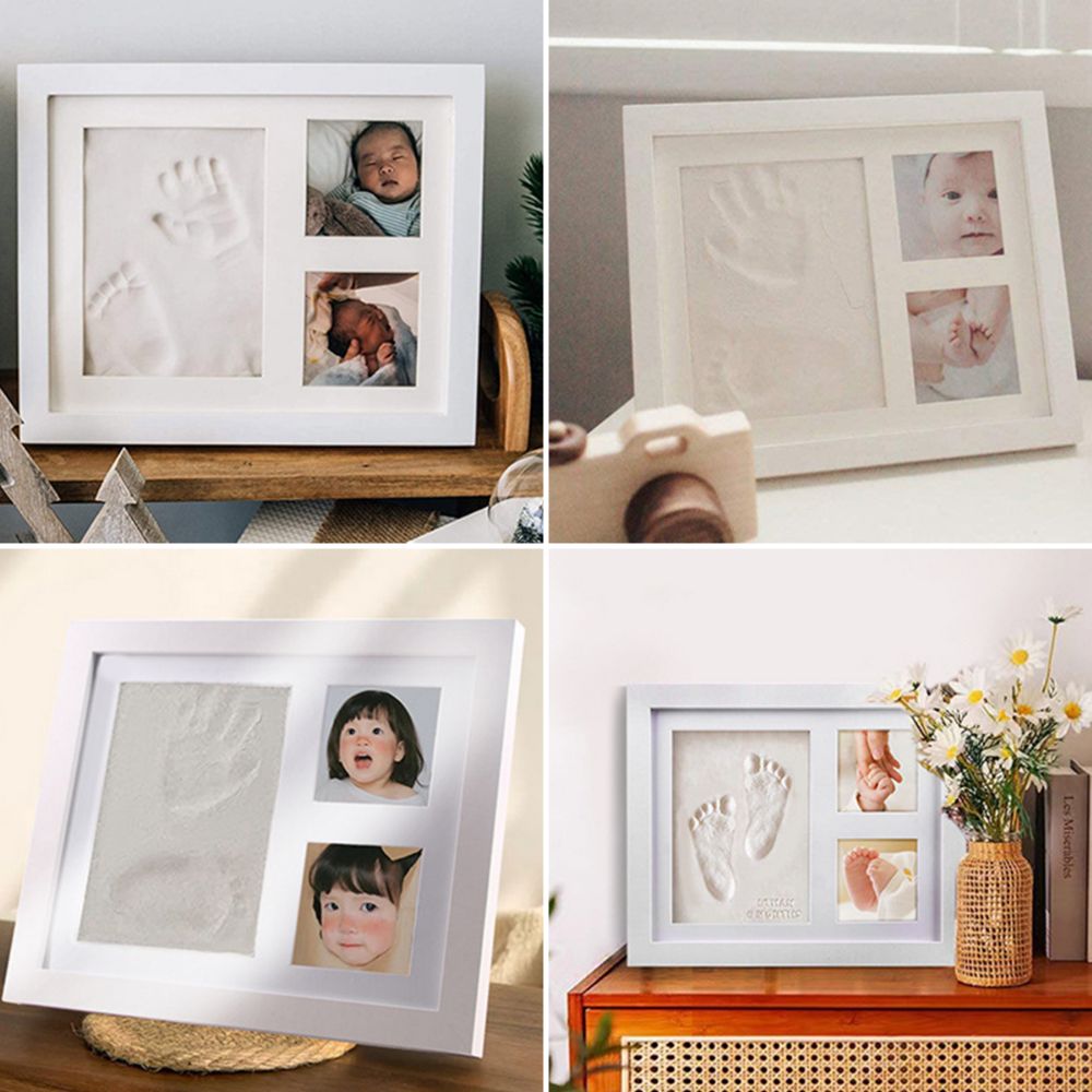 ชุดอุปกรณ์ทำรอยมือและรอยเท้าเด - Bamboo Photo Frame บทวิจารณ์และราคา