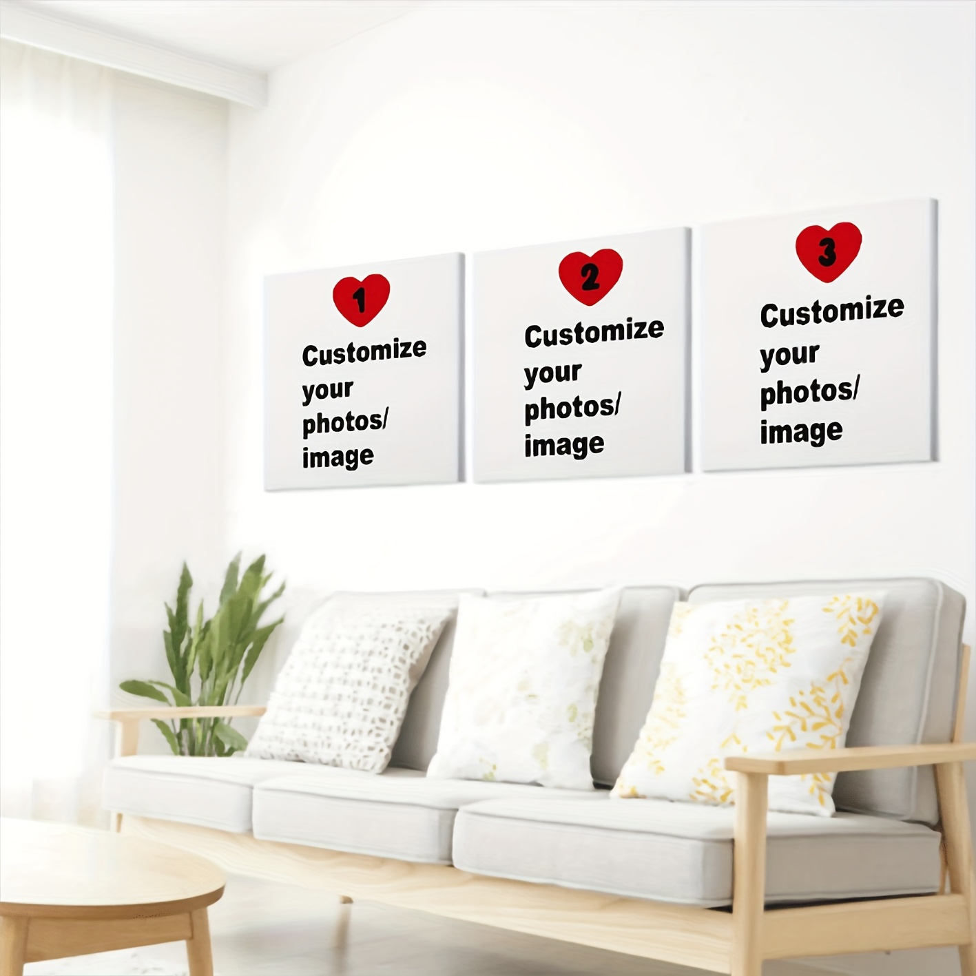ภาพพิมพ์บนผ้าแคนวาสสี่เหลี่ยมจ - Home Decor Theme บทวิจารณ์และราคา
