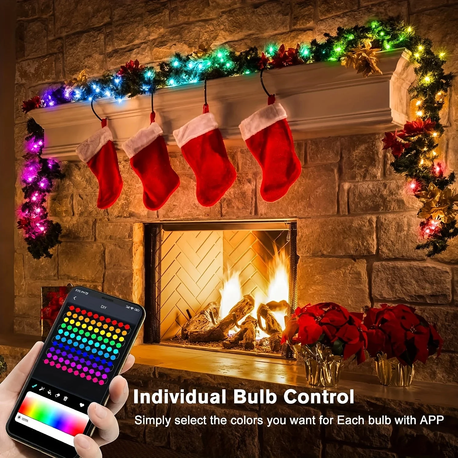ไฟสาย LED Dream Color WS2812B  - Home Decor Free App บทวิจารณ์และราคา