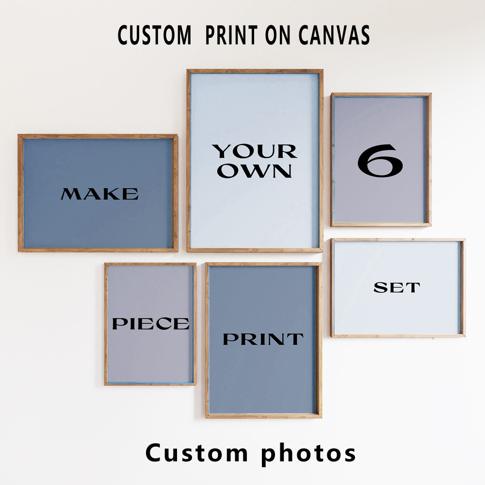 6 ชิ้น/ชุด ภาพพิมพ์บนผ้าใบแบบก - Home Decor Theme บทวิจารณ์และราคา
